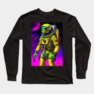 Mutant Turtle in Spacesuit Long Sleeve T-Shirt